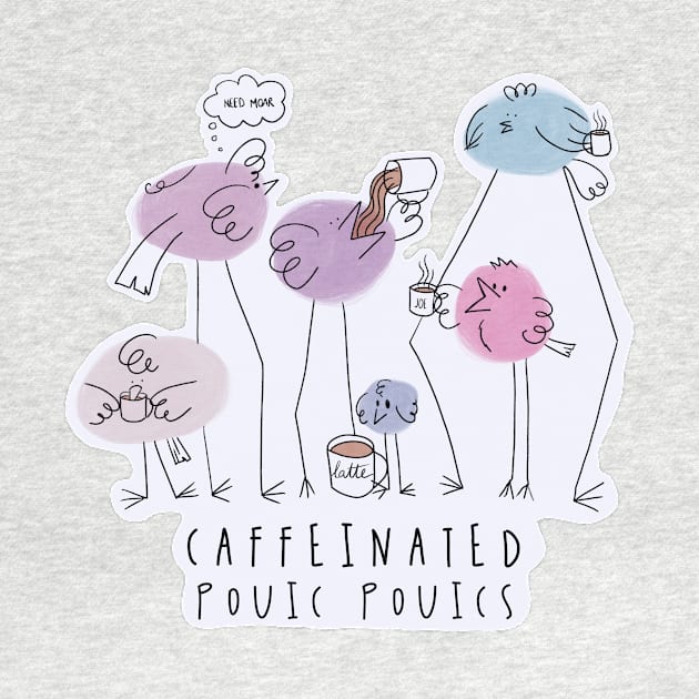 Caffeinated Pouic Pouics / Cute Coffee Dates by nathalieaynie